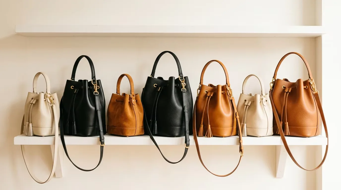 Bucket Bag Buying Guide: Silhouettes, Sizes and Materials for B2B Buyers article image