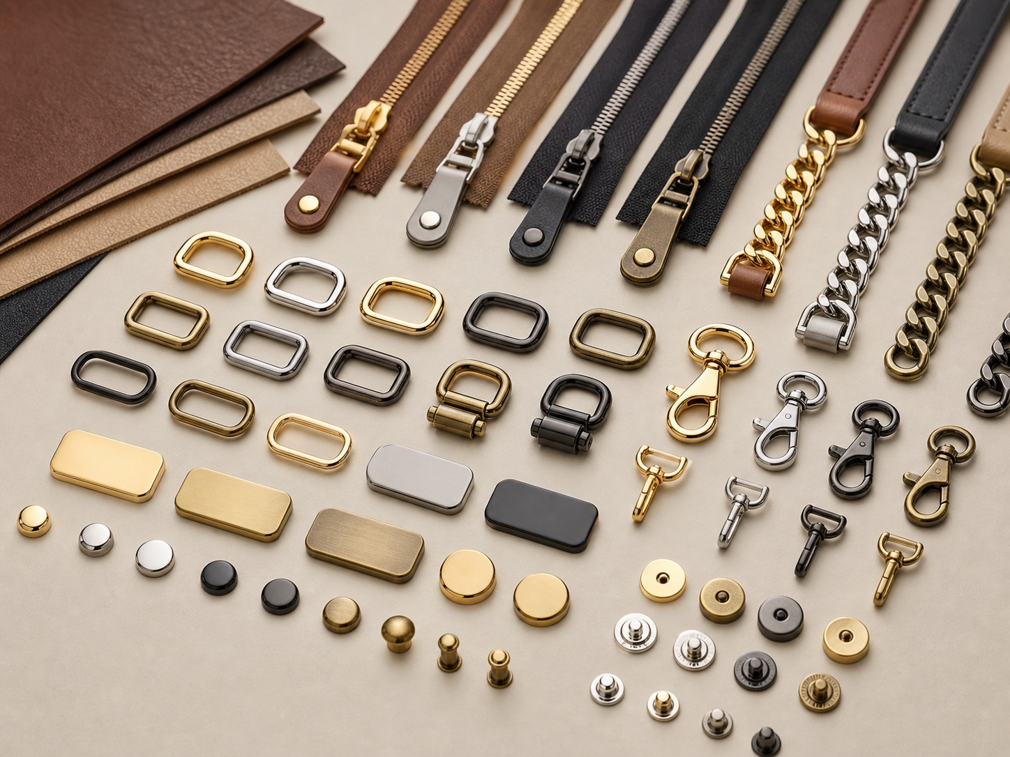 Hardware customization reference for Celynora handbag projects