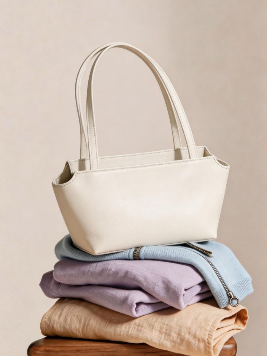 Product image 4 of Sheepskin Shoulder Bag Tote Bag Commuting Versatile Korean Style for wholesale handbag buyers