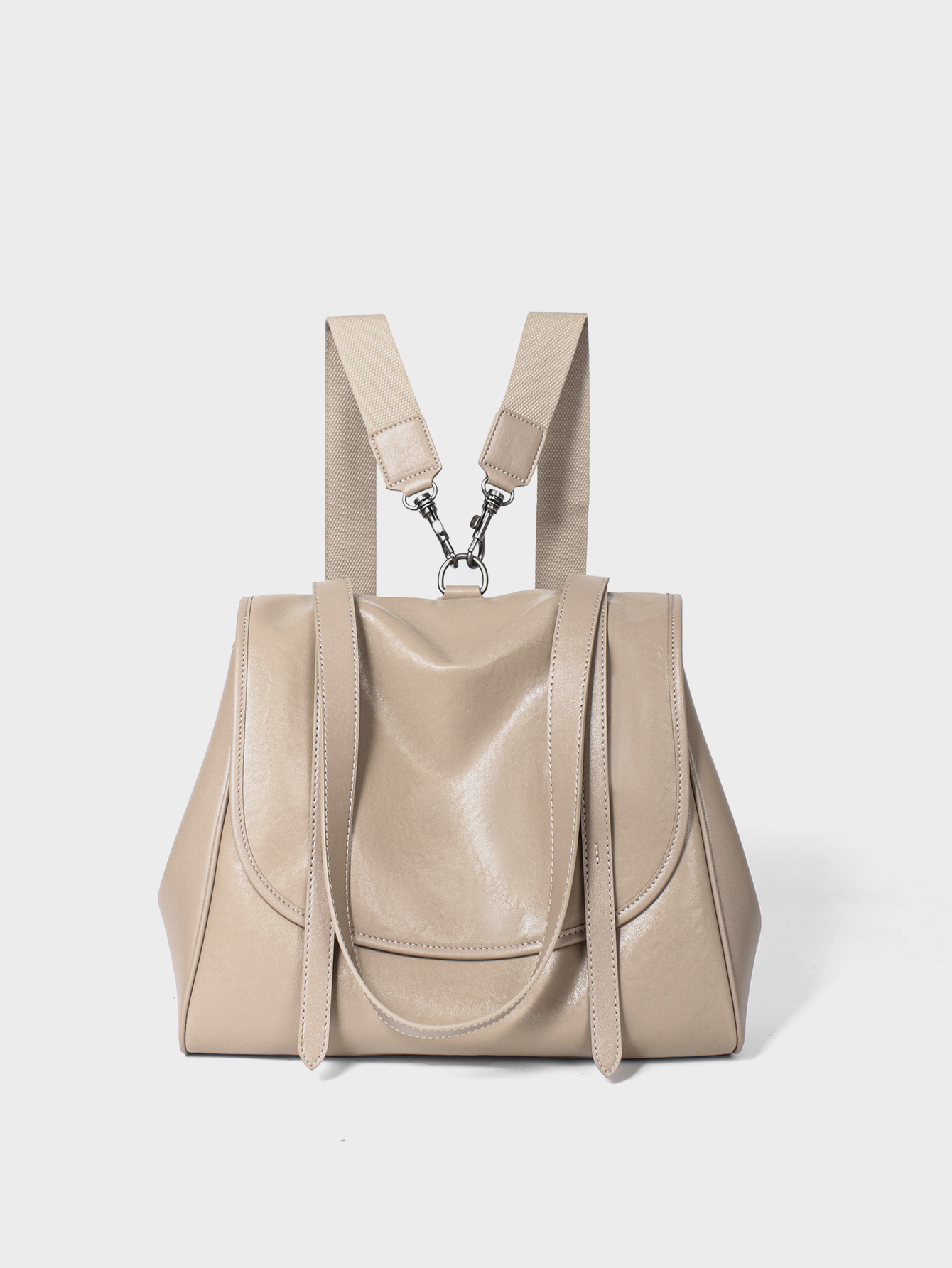 Product image 3 of Shoulder Bag Backpack Versatile Genuine Leather Large Capacity Vintage for wholesale handbag buyers