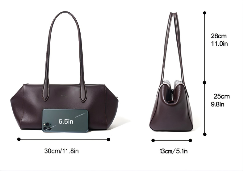 Product image 7 of Shoulder Bag Commuting Modern Style Handbag Genuine Leather Women’s Bag for wholesale handbag buyers