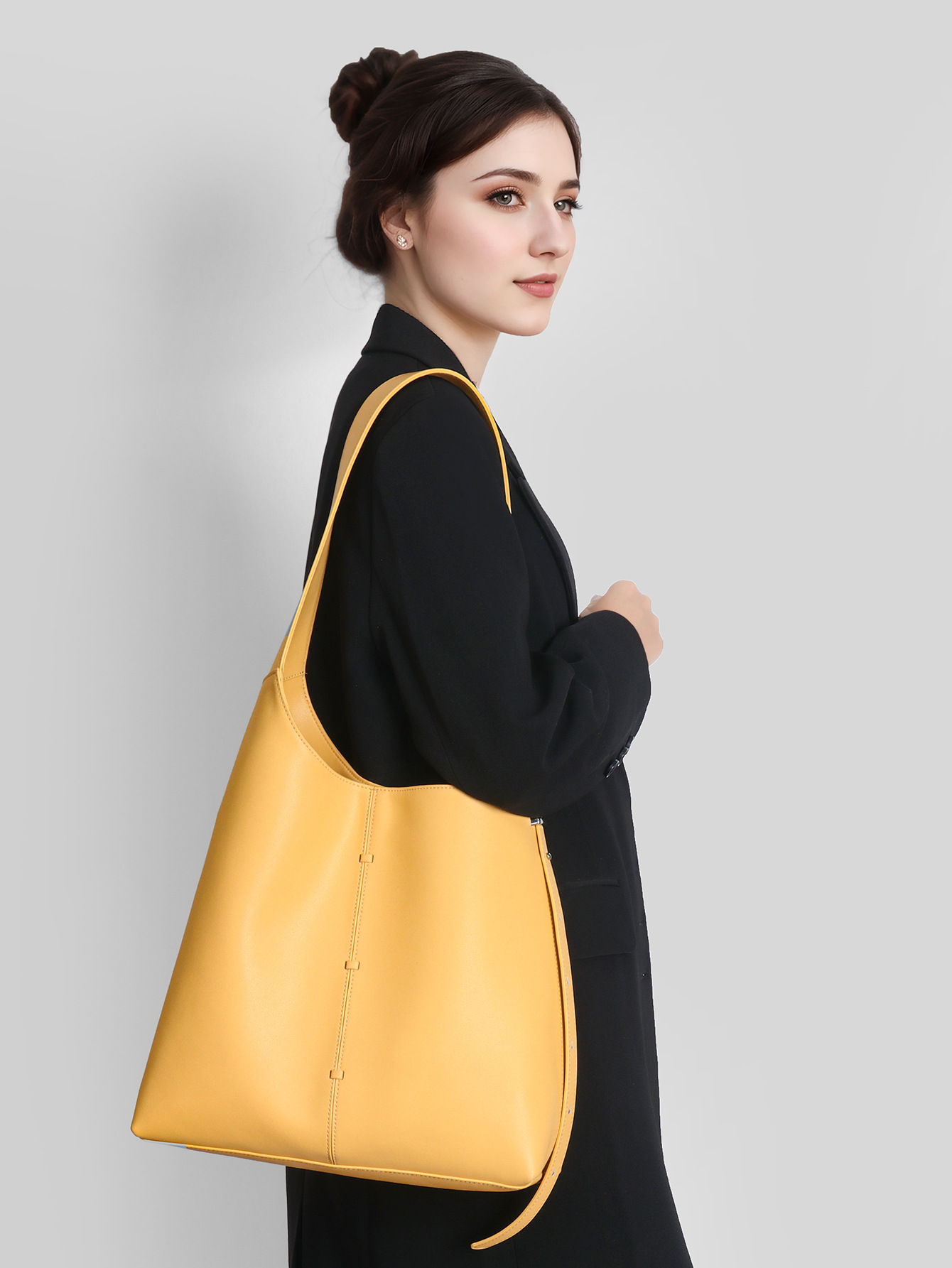 Product image 3 of Shoulder Bag Tote Bag Genuine Leather Women’s Bag Underarm Bag Large Capacity for wholesale handbag buyers