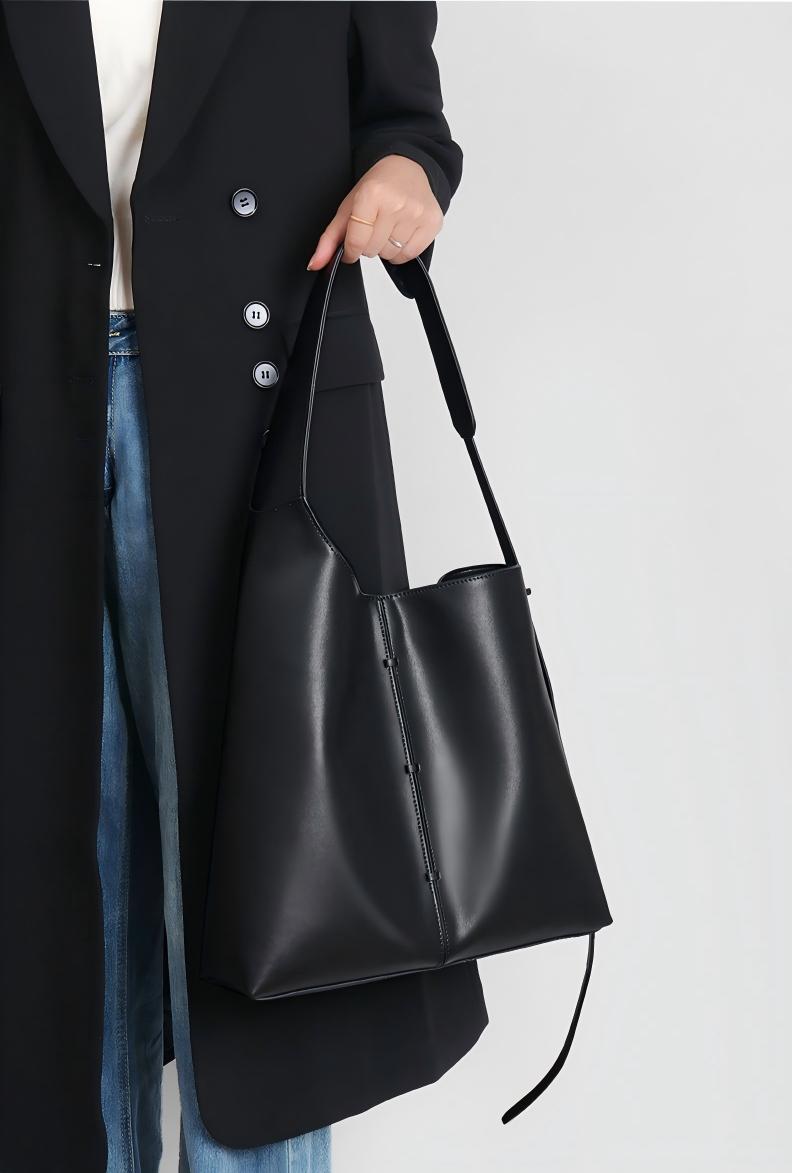Product image 7 of Shoulder Bag Tote Bag Genuine Leather Women’s Bag Underarm Bag Large Capacity for wholesale handbag buyers